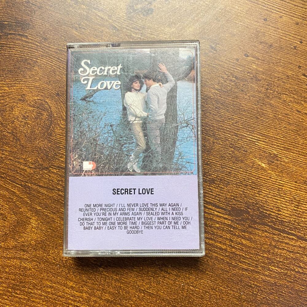 Secret Love Various Artists Cassette Tape 1980s Love Songs Soft Rock